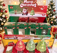 Jouet Squishy Père Noël en TPR avec Paillettes et Globe de Neige, à Rebond Lent, Anti-Stress, Sensoriel, Fidget, Décompression, 14 ans