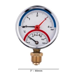 80Mm Thermo Manometer Thermomanometer Gecombineerd Hoge Temperatuur En Drukmeter - Product Image 1