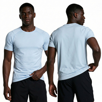 T-shirt de sport surdimensionné à manches courtes pour homme, respirant, anti-humidité, extensible, coupe quotidienne, haute qualité, personnalisé