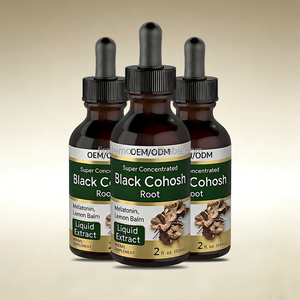 OEM/ODM ハーブ健康補助食品 ブラックコホッシュエキスドロップス ブラックコホッシュ根ドロップス ブラックコホッシュ栄養補助食品 - Product Image 2