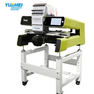 YUEMEI USA Hot Sale Multifunctional Single Head 12/15 Needles Computerized Embroidery Machine With Good Price