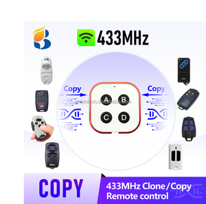 Télécommande universelle RF 433 MHz avec fonction de copie, émetteur de clonage automatique pour portes de garage et télécommandes de voiture CAME - Product Image 4