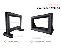 Écran de projection géant gonflable SHINEWELL pour cinéma en plein air, en PVC imperméable, pour usage commercial