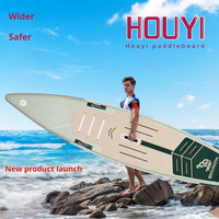 Nouveauté Houyi Planche de paddle gonflable 381 cm (12'6") pour le surf et les sports nautiques