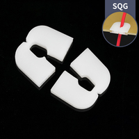 SQG Clip de câble réglable en nylon manchon de protection de fil d'ouverture en plastique avec prise de tube de type boucle boucles de fil carré