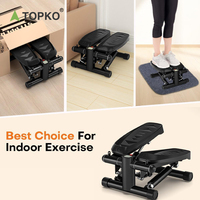 Mini stepper de fitness TOPKO de haute qualité avec bandes de résistance pour exercices aérobiques, yoga et elliptiques