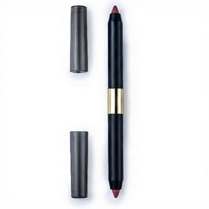 Crayon à sourcils 2-en-1 de bonne qualité, très vendu, imperméable, longue durée, avec brosse, en ABS, capacité 0,5g, 130mm*8mm - Product Image 1