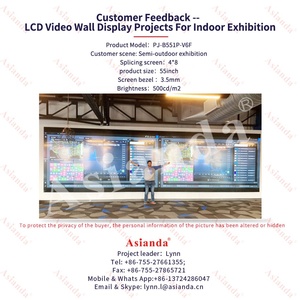 Biển Báo Kỹ Thuật Số Màn Hình <span class=keywords><strong>LCD</strong></span> Lớn 4K Trong Nhà 46 49 55Inch Mới Nhất Máy Phát Video Tường 55Inch - Product Image 3