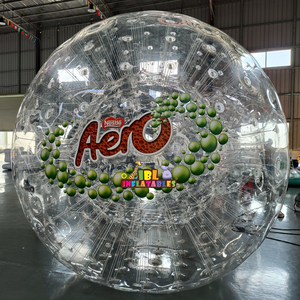 Barato 3M PVC grandes adultos hámster Zorb bola 2,5 m tamaño humano inflable Zorbing bola rodante con logotipo para <span class=keywords><strong>alquiler</strong></span> <span class=keywords><strong>de</strong></span> fiesta - Product Image 3