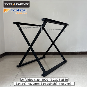 Supporto per Carrozzeria Auto in Metallo Resistente, Capacità 600 LBS, con Copertura in Gomma da 1000mm, Altezza Regolabile - Product Image 3