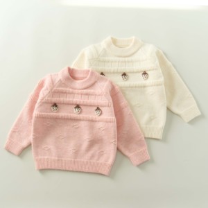 Décoration de gâteau de qualité haut de gamme tissage Texture enfants chandails <span class=keywords><strong>pull</strong></span> en tricot filles chandails - Product Image 2