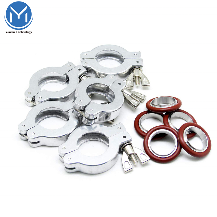 Stainless Steel Vacuum KF Centering Ring with O'Ring Flange and Sealing ...
