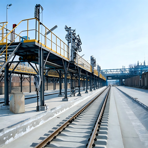 Piattaforma di Carico Superiore e Inferiore, Passerella Industriale in Acciaio per Terminal Ferroviario - Product Image 2