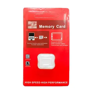 Single card TF red memory card packaging box English neutral cardboard medium packaging