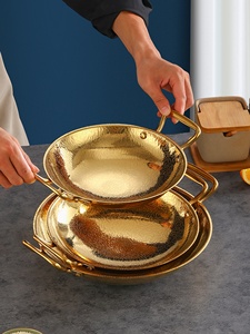 <span class=keywords><strong>Plateau</strong></span> de service pour fruits de mer en acier inoxydable, plusieurs tailles, or et argent, pour la maison, la cuisine, le restaurant, ustensiles de cuisine, vente en gros - Product Image 2