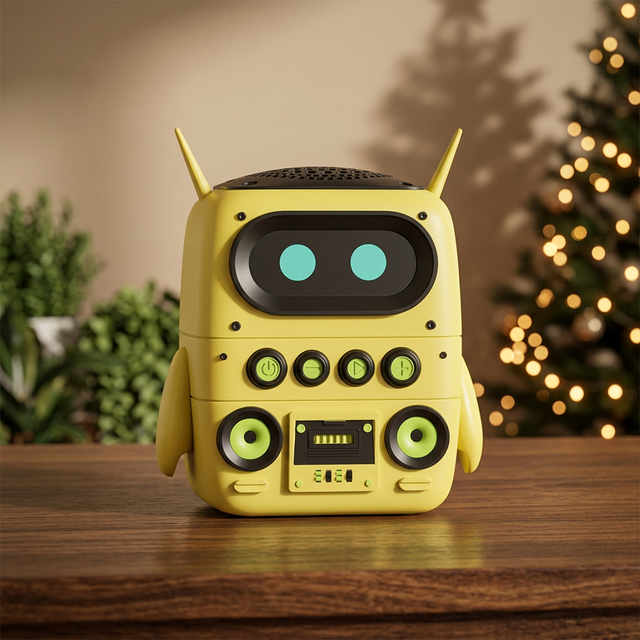Smart AI Desktop Robot Companion Speaker, Mini Portable Speaker, Suitable As a Learning Gift for Children