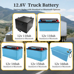 12V 140Ah Lityum Demir Fosfat Akü Kamyon Çalıştırma Durdurma Park Kliması Aküsü 1500CCA Derin Deşarj IP67 Solar RV Kullanımı - Product Image 2