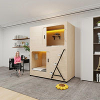 Lits superposés verticaux multicouches en bois massif, modernes, pour hôpital, appartement, hôtel, salon, durables, écologiques, fabriqués en Chine