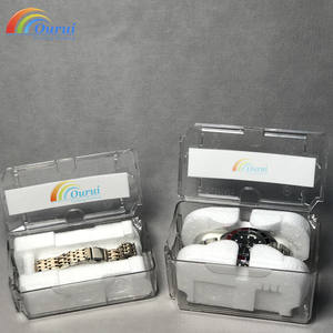 在庫あり！人気沸騰中！透明な小型棺桶型腕時計ボックス、カスタマイズ可能、PVC素材、環境に優しいクリア腕時計ボックス - Product Image 2