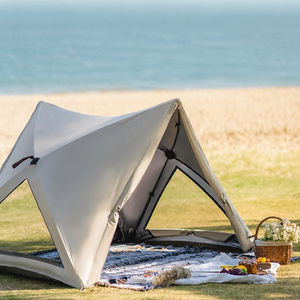 Tente de plage triangulaire personnalisée OEM, imperméable, protection UV, installation instantanée, tente de <span class=keywords><strong>camping</strong></span> portable, abri solaire pour pique-nique - Product Image 2