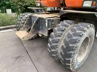 Excavatrice sur pneus Doosan DH150W-7 de 15 tonnes avec moteur Cummins, engrenages, pompe et composants essentiels d'occasion à vendre