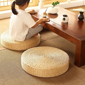 Thickened woven seat <b>cushion</b>, meditation <b>cushion</b>, home use, sitting <b>stool</b>, prayer mat, round Japanese tatami mat, new round - Product Image 3