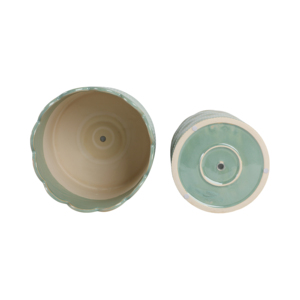 Macetas de cerámica para plantas de interior y exterior, suculentas, hierbas, orquídeas, decorativas, estilo Art Déco, juego de dos. - Product Image 6