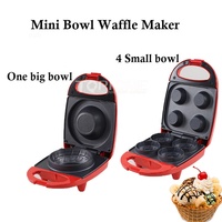 ETL One Big /4 Small Mini Waffle Bowl Maker, appareil à gaufres belges, mini appareil à gaufres pour le petit-déjeuner