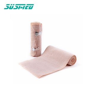 سعر المصنع لون البشرة ضمادة سادة عالية المرونة مع مشبك يمكن التخلص منها للجروح الرياضية ضمادة خلع الملابس - Product Image 4