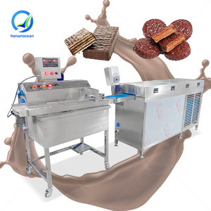 OCEAN Donuts Túnel <span class=keywords><strong>de</strong></span> Enfriamiento para Recubrimiento <span class=keywords><strong>de</strong></span> <span class=keywords><strong>Chocolate</strong></span> en Donuts, Galletas, Barras <span class=keywords><strong>de</strong></span> Cereal <span class=keywords><strong>y</strong></span> Pasteles - Product Image 1