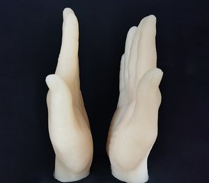 Mano de Silicona 3D para Práctica de Tatuajes, Mano Artificial Izquierda/Derecha con Piel para Entrenamiento de Tatuajes y PMU para Principiantes - Product Image 4