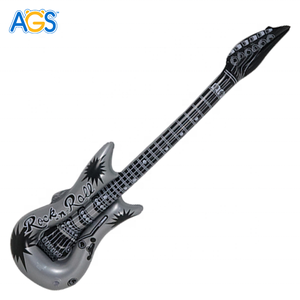 Juguetes de <span class=keywords><strong>guitarra</strong></span> inflables baratos para niños, juego de juguetes de decoración de fiesta de colores surtidos de PVC, <span class=keywords><strong>guitarra</strong></span> eléctrica inflable <span class=keywords><strong>Rock</strong></span> 'N Roll - Product Image 2