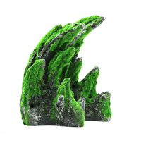 Baboney Grotte artificielle en résine pour aquarium et salon, cachette, paysage minimaliste, décoration aquatique, boîte de mousse