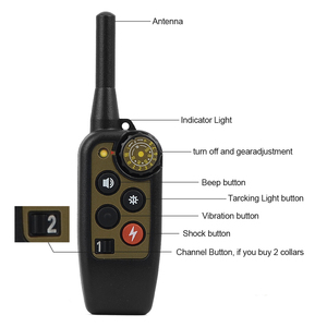 <span class=keywords><strong>Collar</strong></span> de entrenamiento para perros, <span class=keywords><strong>collar</strong></span>ín de entrenamiento para mascotas, resistente al agua, con Control remoto eléctrico - Product Image 3