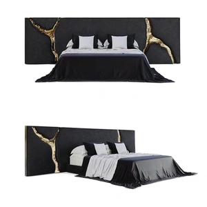 Más barato moderno último diseño beige terciopelo marco de madera de alta calidad gran reina boda casa plataforma cama para indio - Product Image 1