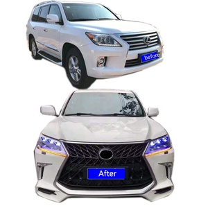 Kit de Carrocería de Alta Calidad para LX 570 2010-2017, Incluye Parachoques Delantero y Trasero, Luz Trasera, Nuevo Modelo 2018 - Product Image 3