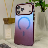 Coque de téléphone portable IMD Technology Ombre pour iPhone 17 Series, compatible avec la charge sans fil, dégradé, anti-chute, colorée, commande en gros personnalisée