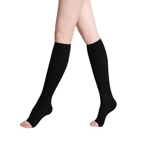 Calcetines <span class=keywords><strong>de</strong></span> Compresión S-XXL Médicos para Prevenir Várices, Calcetines <span class=keywords><strong>de</strong></span> Soporte sin Dedos para Mujeres y Hombres, 1 Par - Product Image 1