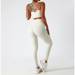 Ropa de Yoga Ecológica y Sostenible, Ropa Deportiva con Logotipo Personalizado, Tejido de Poliéster Reciclado, Conjunto de Yoga Deportivo - Product Image 1