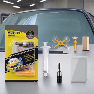 Kit de réparation de pare-brise, résine de remplissage pour fissures et éclats de verre automobile, ensemble d'outils DIY pour pare-brise de voiture - Product Image 3