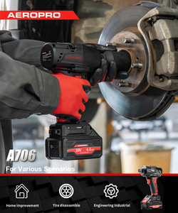 Cờ lê tác động không dây AEROPRO A706 chất lượng cao, lực siết mạnh, kèm pin, dùng cho sửa chữa ô tô - Product Image 2