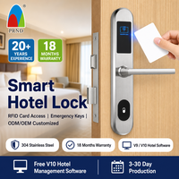 Cerradura de Puerta de Hotel RFID con Cerradura Europea 3585 6085 4585 para Puerta Corredera de Aluminio con Software Gratuito