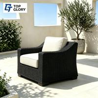 Ensemble de canapés d'extérieur en rotin moderne de luxe TG, imperméable pour jardin et hôtel