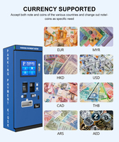 Borne de paiement pour parking extérieur étanche Terminal de point de vente Kiosque de paiement pour parking avec recycleur d'argent distributeur de pièces