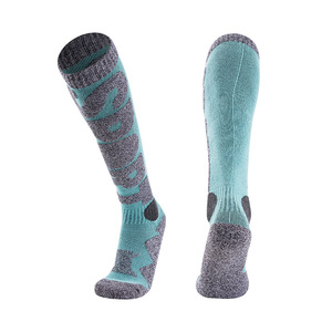 Chaussettes de <span class=keywords><strong>ski</strong></span> mi-hautes pour hommes et femmes, chaussettes de snowboard chaudes et rembourrées, chaussettes de compression thermique pour sports d'hiver en plein air, pour le <span class=keywords><strong>ski</strong></span> et la randonnée - Product Image 6