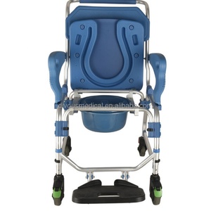 Foldable Aluminum <b>Commode</b> <b>Chair</b> Portable Toilet <b>Chair</b> for Disabled & Elderly - Product Image 6