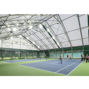 Structure de Toit en Membrane Tendue en Acier pour Terrains de Tennis Extérieurs, Abri de Protection Solaire Sportif en Tissu PDVF pour Stades - Product Image 3