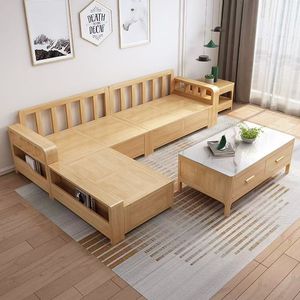 Sofá <span class=keywords><strong>de</strong></span> 3 Plazas con Estructura <span class=keywords><strong>de</strong></span> Madera Natural, Reposabrazos Acolchados y Cojines <span class=keywords><strong>de</strong></span> Tela Suave, Ideal para la Sala <span class=keywords><strong>de</strong></span> Estar del Hogar - Product Image 1