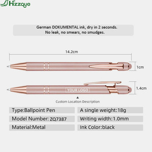 Werbeartikel Metall-Kugelschreiber mit Logo, Aluminium Großhandel 2-in-1 Soft-Touch-Stylus mit Gummigriff - Product Image 6