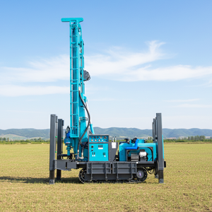 Machine <span class=keywords><strong>de</strong></span> forage <span class=keywords><strong>de</strong></span> puits d'eau pneumatique <span class=keywords><strong>à</strong></span> chenilles, <span class=keywords><strong>profondeur</strong></span> 300 mètres, prix usine - Product Image 1